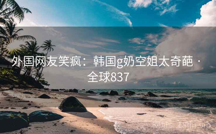 外国网友笑疯：韩国g奶空姐太奇葩 · 全球837  第2张