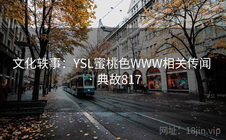 文化轶事:YSL蜜桃色WWW相关传闻 · 典故817 第2张 文化轶事:YSL蜜桃色WWW相关传闻 · 典故817 第2张