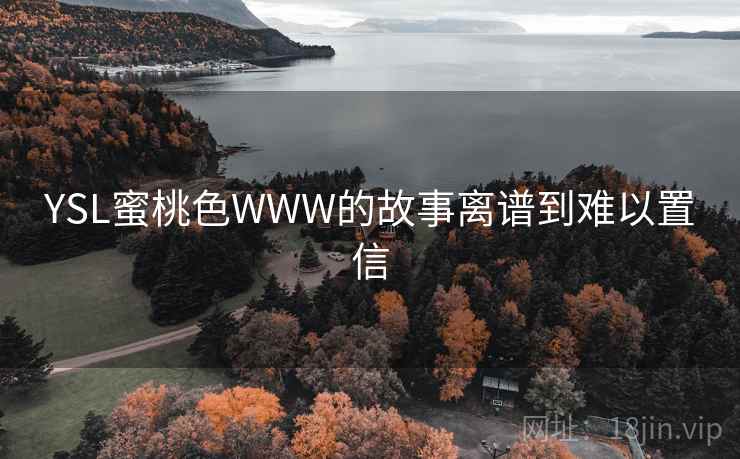 YSL蜜桃色WWW的故事离谱到难以置信 第2张 YSL蜜桃色WWW的故事离谱到难以置信 第2张