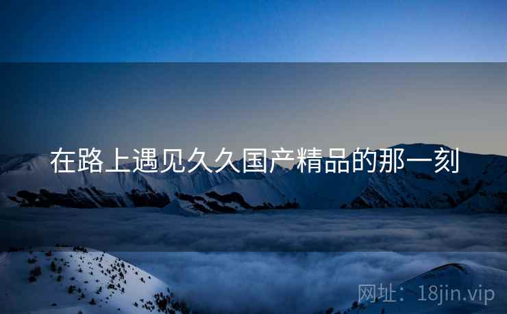 在路上遇见久久国产精品的那一刻  第2张